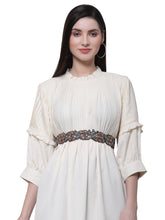 Velvet Embellished Wide Belt